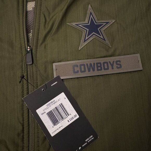 Dallas Cowboys Nike Salute to Service Sideline Elite Hybrid Jacket - Picture 4 of 9